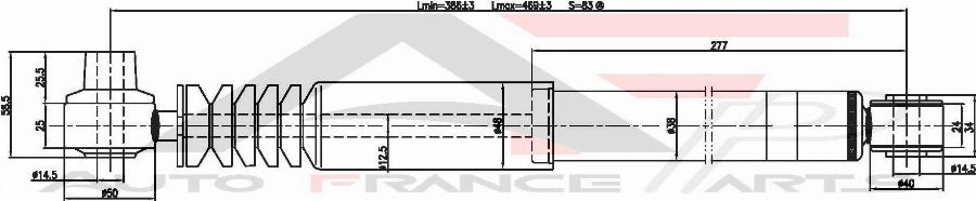 AUTO FRANCE PARTS 15-2019C - Amortisseur cwaw.fr