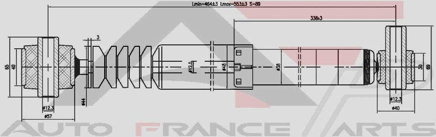 AUTO FRANCE PARTS 15-2015C - Amortisseur cwaw.fr