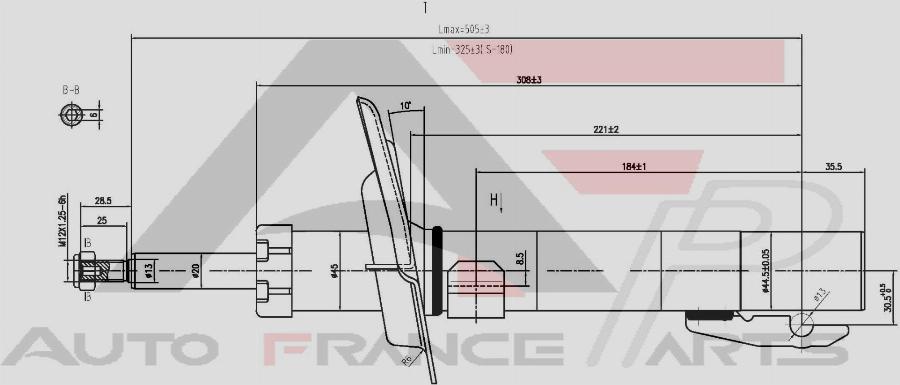 AUTO FRANCE PARTS 15-2016C - Amortisseur cwaw.fr