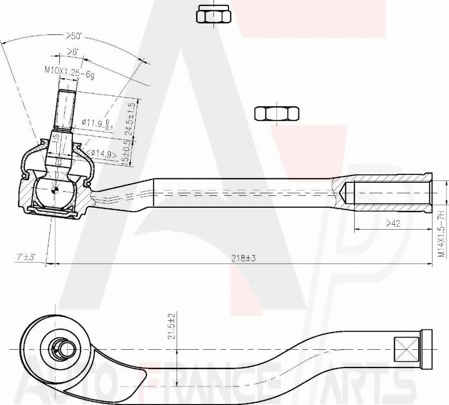 AUTO FRANCE PARTS 11-6051C - Rotule de barre de connexion cwaw.fr