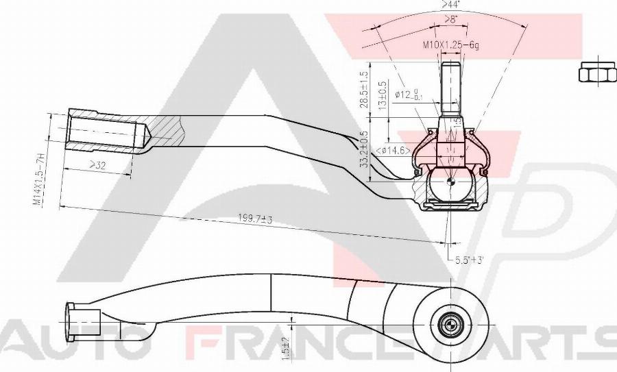 AUTO FRANCE PARTS 11-6034C - Rotule de barre de connexion cwaw.fr