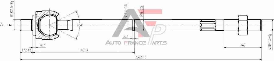 AUTO FRANCE PARTS 11-3011C - Rotule de direction intérieure, barre de connexion cwaw.fr