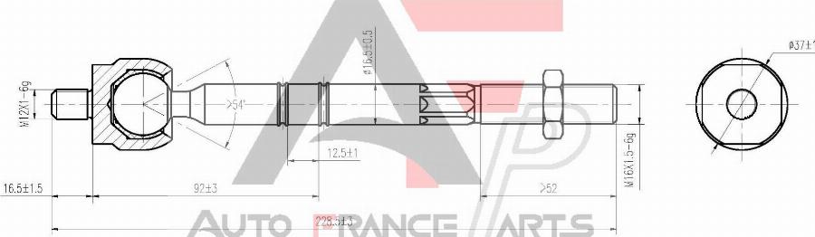 AUTO FRANCE PARTS 11-3029C - Rotule de direction intérieure, barre de connexion cwaw.fr