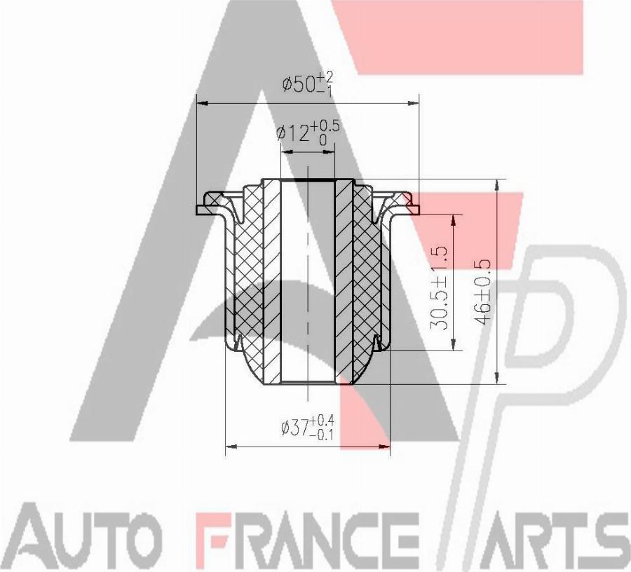 AUTO FRANCE PARTS 12-0034C - Suspension, bras de liaison cwaw.fr