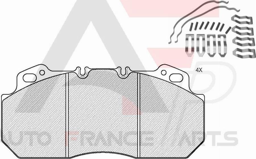 AUTO FRANCE PARTS 21-9007C - Kit de plaquettes de frein, frein à disque cwaw.fr