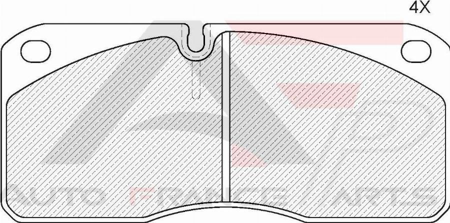 AUTO FRANCE PARTS 21-9014C - Kit de plaquettes de frein, frein à disque cwaw.fr