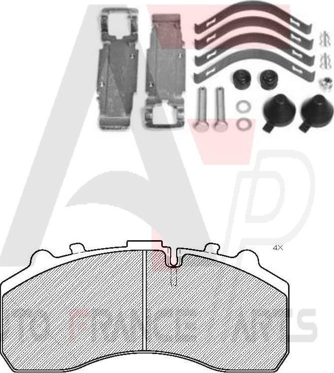 AUTO FRANCE PARTS 21-9017C - Kit de plaquettes de frein, frein à disque cwaw.fr