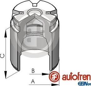 AUTOFREN SEINSA D025120 - Piston, étrier de frein cwaw.fr