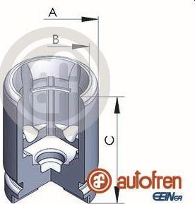 AUTOFREN SEINSA D025233 - Piston, étrier de frein cwaw.fr