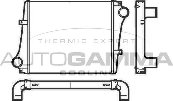 Autogamma 404974 - Intercooler, échangeur cwaw.fr