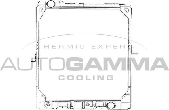 Autogamma 404368 - Radiateur, refroidissement du moteur cwaw.fr