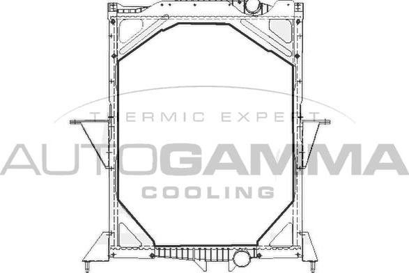 Autogamma 404706 - Radiateur, refroidissement du moteur cwaw.fr