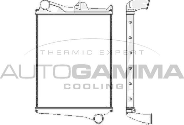 Autogamma 404710 - Intercooler, échangeur cwaw.fr