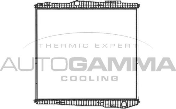 Autogamma 405492 - Radiateur, refroidissement du moteur cwaw.fr