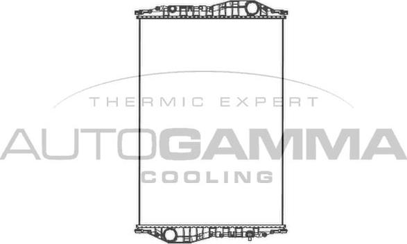 Autogamma 405084 - Radiateur, refroidissement du moteur cwaw.fr