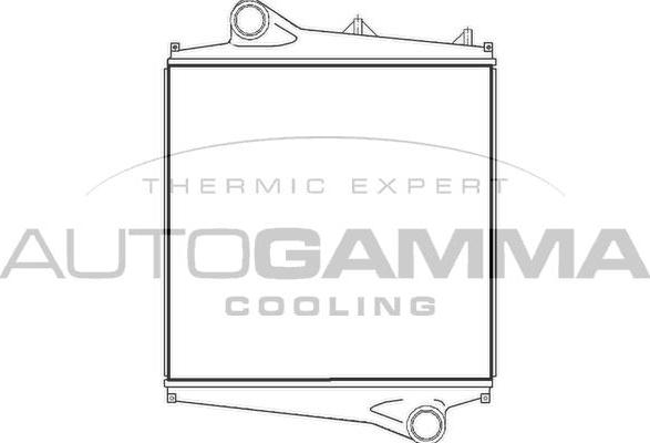 Autogamma 400348 - Intercooler, échangeur cwaw.fr