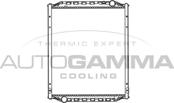 Autogamma 403682 - Radiateur, refroidissement du moteur cwaw.fr