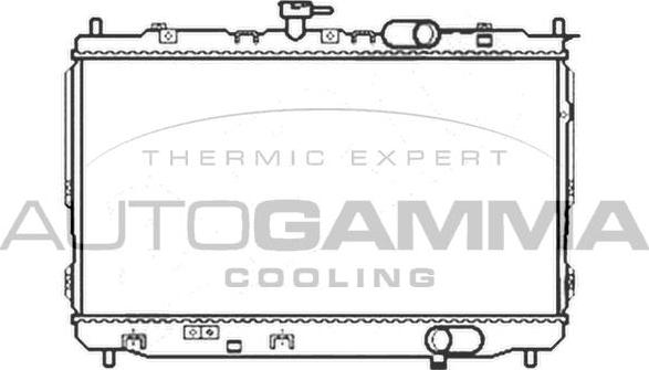 Autogamma 104926 - Radiateur, refroidissement du moteur cwaw.fr