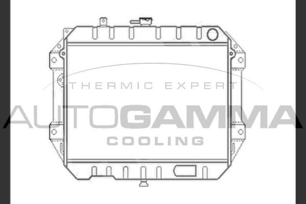 Autogamma 104040 - Radiateur, refroidissement du moteur cwaw.fr