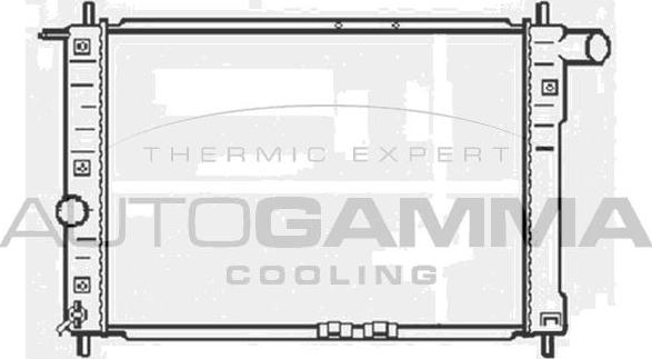 Autogamma 104059 - Radiateur, refroidissement du moteur cwaw.fr