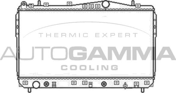 Autogamma 104056 - Radiateur, refroidissement du moteur cwaw.fr