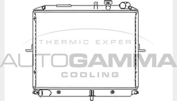 Autogamma 104032 - Radiateur, refroidissement du moteur cwaw.fr