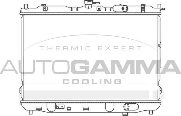 Autogamma 104173 - Radiateur, refroidissement du moteur cwaw.fr