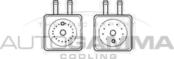 Autogamma 104798 - Radiateur d'huile cwaw.fr