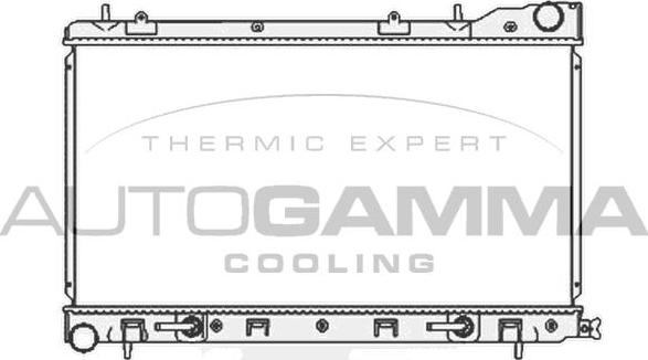 Autogamma 104706 - Radiateur, refroidissement du moteur cwaw.fr