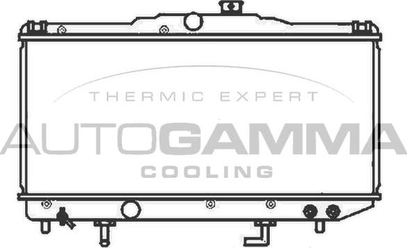 Autogamma 104719 - Radiateur, refroidissement du moteur cwaw.fr