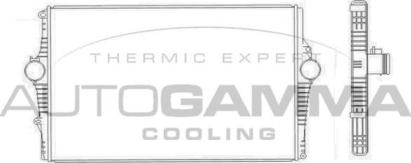 Autogamma 105504 - Intercooler, échangeur cwaw.fr