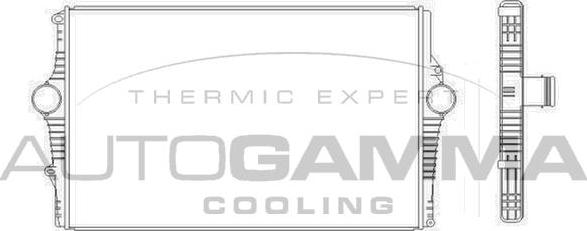 Autogamma 105503 - Intercooler, échangeur cwaw.fr