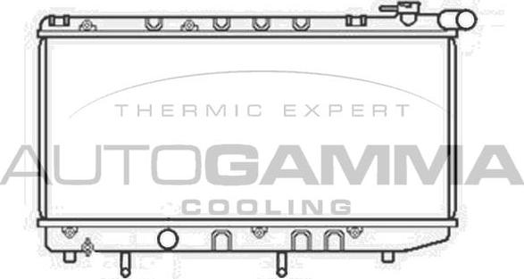 Autogamma 105526 - Radiateur, refroidissement du moteur cwaw.fr