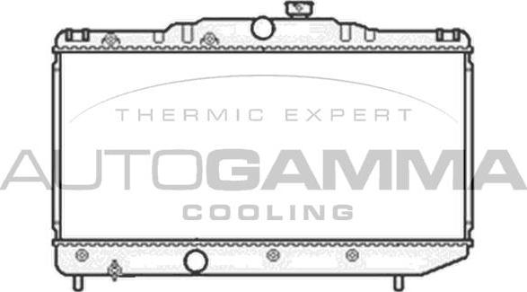 Autogamma 105575 - Radiateur, refroidissement du moteur cwaw.fr