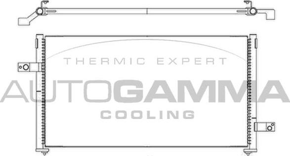 Autogamma 1056.49 - Condensateur, climatisation cwaw.fr