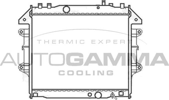 Autogamma 105113 - Radiateur, refroidissement du moteur cwaw.fr