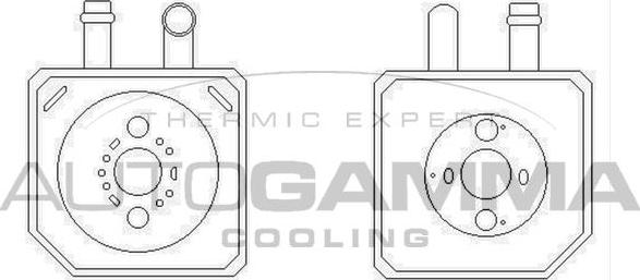 Autogamma 105847 - Radiateur d'huile cwaw.fr