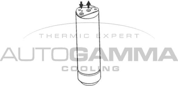 Autogamma 106357 - Filtre déshydratant, climatisation cwaw.fr