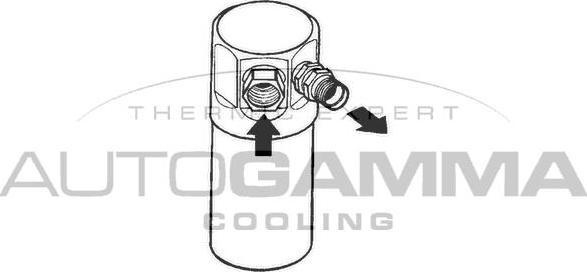 Autogamma 106324 - Filtre déshydratant, climatisation cwaw.fr