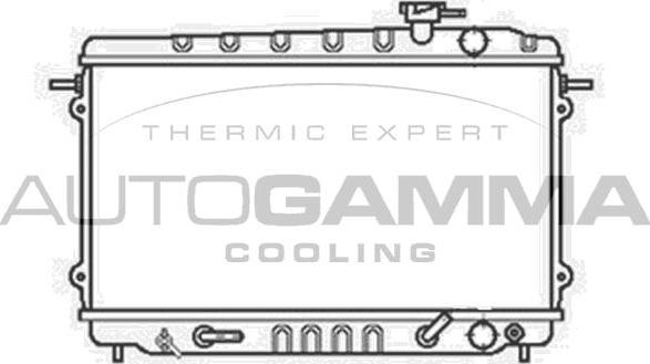 Autogamma 100403 - Radiateur, refroidissement du moteur cwaw.fr