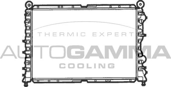 Autogamma 100010 - Radiateur, refroidissement du moteur cwaw.fr