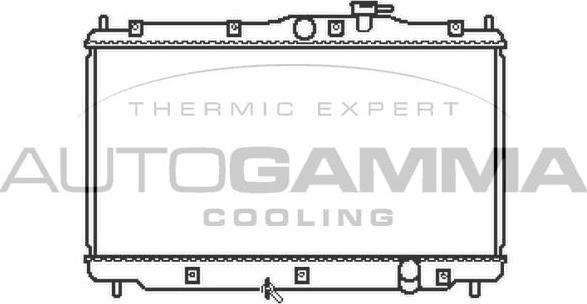 Autogamma 101439 - Radiateur, refroidissement du moteur cwaw.fr