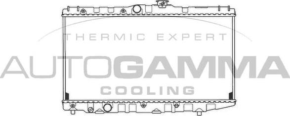 Autogamma 101014 - Radiateur, refroidissement du moteur cwaw.fr