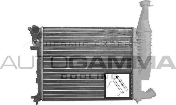 Autogamma 101346 - Radiateur, refroidissement du moteur cwaw.fr