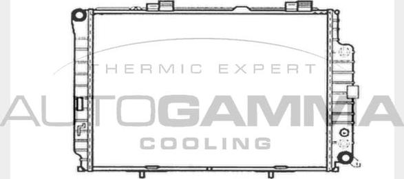 Autogamma 101382 - Radiateur, refroidissement du moteur cwaw.fr