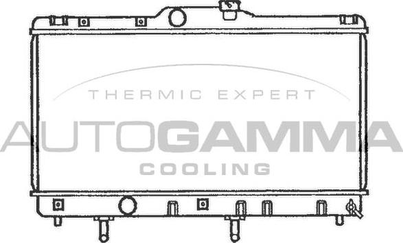 Autogamma 101272 - Radiateur, refroidissement du moteur cwaw.fr