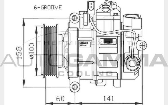 Autogamma 108029 - Compresseur, climatisation cwaw.fr