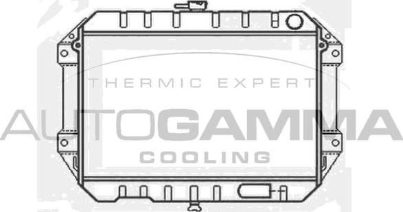 Autogamma 103914 - Radiateur, refroidissement du moteur cwaw.fr