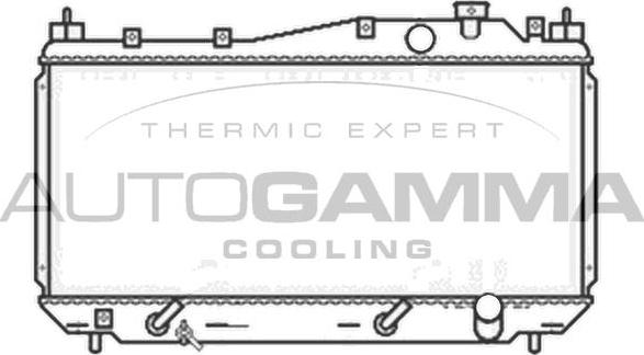 Autogamma 103435 - Radiateur, refroidissement du moteur cwaw.fr