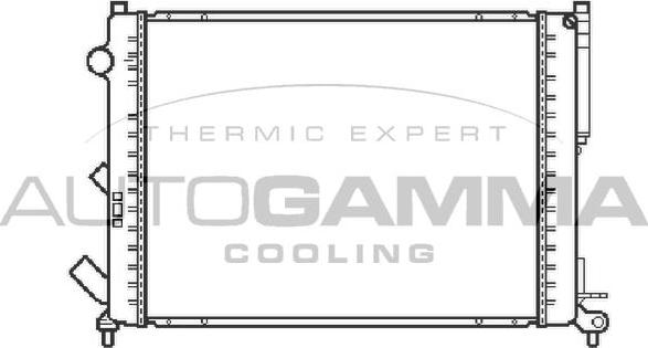 Autogamma 103066 - Radiateur, refroidissement du moteur cwaw.fr